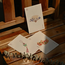 Load image into Gallery viewer, Monolike Minhwa Ivory Single Card - Mix 12 pack Postcards
