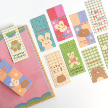 Load image into Gallery viewer, Monolike Bandal Bookmarks Unmatched Friends Solid Color + Pattern 120 Pieces
