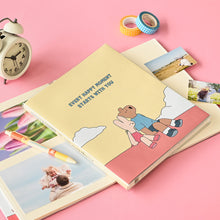 Load image into Gallery viewer, Monolike Happy and Lucky PVC Adhesive Photo Album, Rooftop - Self Adhesive Scrapbook, Waterproof Memory Book, DIY Magnetic Photo Journal, 4x6 5x7 8x10 Capacity
