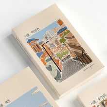 Load image into Gallery viewer, Monolike Seoul Paperback Line Notebook - 02. Haebangchon_Design note, Mini note, Simple note, Notebook, 192 Pages, 4.13x6.69
