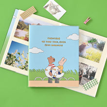 Load image into Gallery viewer, Monolike Happy and Lucky PVC Adhesive Photo Album, Playground - Self Adhesive Scrapbook, Waterproof Memory Book, DIY Magnetic Photo Journal, 4x6 5x7 8x10 Capacity
