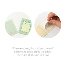 Load image into Gallery viewer, Monolike Wow Sticker Ribbon Label Series.1 + Series.2 Set - Mini Size Cute Stickers, Square Stickers
