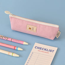 Load image into Gallery viewer, Monolike Unmatched Friends Canoe Pencil Case, Pink - Slim Stationery Pouch, Lightweight Pen Organizer, Portable Pencil Bag for Everyday Use
