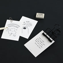 Load image into Gallery viewer, Monolike Message Little doodle Cheer up Series. 2 Card - Mix 40 Mini Postcards, 20 envelopes Package
