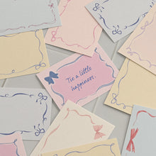 Load image into Gallery viewer, Monolike Day by Day Card, 118 Ribbon Label - Mix 48 Mini Single cards, 24 envelopes Package
