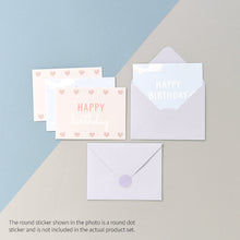 Load image into Gallery viewer, Monolike Day by Day Card, 107 Happy Birthday Sparkle - Mix 48 Mini Single cards, 24 envelopes Package
