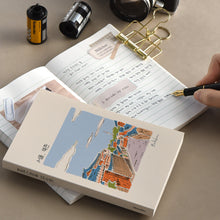 Load image into Gallery viewer, Monolike Seoul Paperback Line Notebook - 03. Bukchon_Design note, Mini note, Simple note, Notebook, 192 Pages, 4.13x6.69
