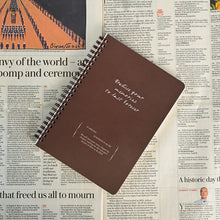 Load image into Gallery viewer, Monolike A5 Planning Notebook Archive 247, Brown - Undated 4-Month Planner, Portable Lay-Flat Spiral-Bound Diary for Office Use
