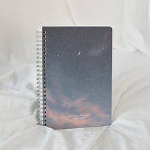 Load image into Gallery viewer, Monolike A5 Planning Notebook Moonlight, Deep night - Undated 4-Month Planner, Portable Lay-Flat Spiral-Bound Diary for Office Use
