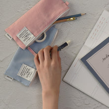 Load image into Gallery viewer, Monolike Archive 247 Flat Pen Case, Pink - Pencil Pouch, Portable Pencil Bag, Pencil Case, Office Pouch case, Pen case
