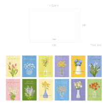 Load image into Gallery viewer, Monolike Olivia&#39;s Flower Ver.1 Single card - mix 12 pack
