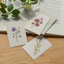 Load image into Gallery viewer, Monolike Day by Day Card, 120 The Old Garden - Mix 48 Mini Single cards, 24 envelopes Package
