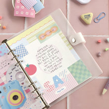 Load image into Gallery viewer, Monolike Plan Pattern Sticker pack (102Pcs) - Variety pack, Journal, Scrapbook, Fancy Sticker, Paper
