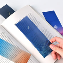 Load image into Gallery viewer, Monolike Nightsky Pink+Blue Acrylic Bookmark 6P SET - Modern Book Accessory for Aesthetic Reading
