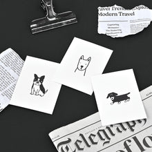 Load image into Gallery viewer, Monolike Day by Day Card, 121 The Fluffy Club - Mix 48 Mini Single cards, 24 envelopes Package
