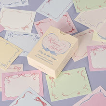 Load image into Gallery viewer, Monolike Day by Day Card, 118 Ribbon Label - Mix 48 Mini Single cards, 24 envelopes Package
