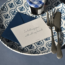 Load image into Gallery viewer, Monolike Day by Day Card, 112 Blank Blue - Mix 48 Mini Single cards, 24 envelopes Package
