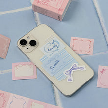 Load image into Gallery viewer, Monolike Wow Sticker Ribbon Label Series.1 + Series.2 Set - Mini Size Cute Stickers, Square Stickers
