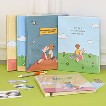 Load image into Gallery viewer, Monolike Happy and Lucky PVC Adhesive Photo Album, Universe - Self Adhesive Scrapbook, Waterproof Memory Book, DIY Magnetic Photo Journal, 4x6 5x7 8x10 Capacity
