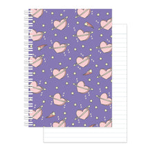 Load image into Gallery viewer, Monolike Fantastic A5 Line Spiral Notebook, Magical love - Hardcover 5.83 x 8.27inch 126 Page
