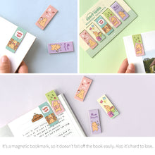 Load image into Gallery viewer, Monolike Magnetic Bookmarks Storytown Momo + Azzle, 10 Pieces
