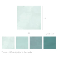 Load image into Gallery viewer, Monolike Memopad Color Painting D SET - 4 Packs, 4 Different Designs, 100 Sheets Per Pad, Total 400 Sheets, Note pads, Writing pads
