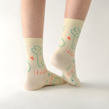 Load image into Gallery viewer, Monolike MONOSOCKS Happy and Lucky, Bright 3P SET - Soft Combed Yarn, Breathable &amp; Durable Daily Footwear, Multipack
