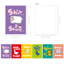 Load image into Gallery viewer, Monolike Mini Storytown Blank Note 6P A SET_Mini note, Pocket note, Line note, a portable note, 105x148mm, 48pages
