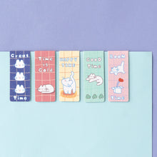 Load image into Gallery viewer, Monolike Magnetic Bookmarks Storytown Afternoon Ver.2, Set of 5
