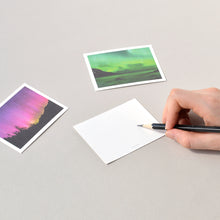 Load image into Gallery viewer, Monolike Day-by-day Card, Aurora - Mix 36 Mini Postcards, 36 envelopes, 36 stickers Package
