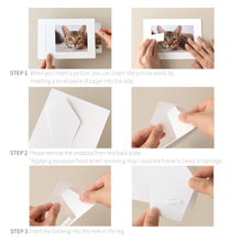 Load image into Gallery viewer, Monolike Premium Standing Paper Photo frame 4x6 White 10pcak - Fits 4x6&quot; Pictures
