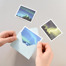 Load image into Gallery viewer, Monolike Day-by-day Card, Aurora - Mix 36 Mini Postcards, 36 envelopes, 36 stickers Package
