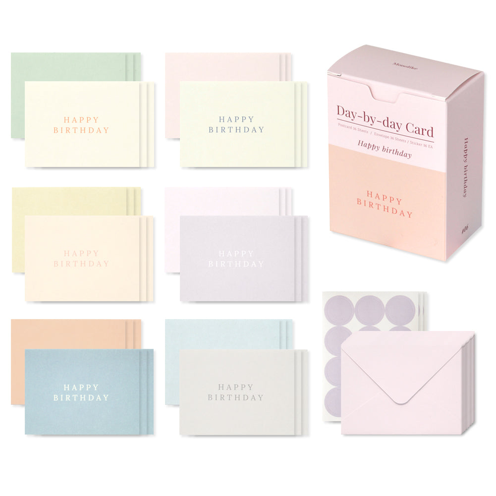 Monolike Freundschaftskarten-Set – 40 Mini-Karten + 20 Umschläge, 8,9 X 7,6 Cm