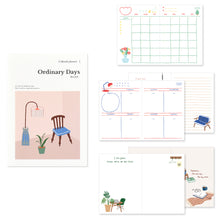 Load image into Gallery viewer, Monolike Ordinary Days Diary 6 Month Planner, Sweet home - Academic Planner, Weekly &amp; Monthly Planner, Scheduler
