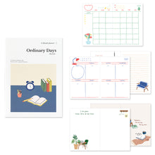 Load image into Gallery viewer, Monolike Ordinary Days Diary 6 Month Planner, Desk - Academic Planner, Weekly &amp; Monthly Planner, Scheduler

