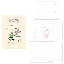 Load image into Gallery viewer, Monolike B6 Olly Molly Diary 6 Month Planner, Skateboard Coloring - Academic Planner, Weekly &amp; Monthly Planner, Scheduler
