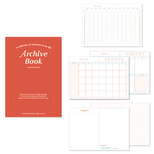 Load image into Gallery viewer, Monolike B6 Archive Diary 6 Month Planner, Red - Academic Planner, Weekly &amp; Monthly Planner, Scheduler

