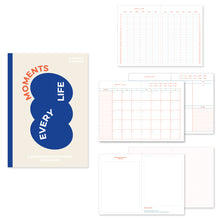 Load image into Gallery viewer, Monolike B6 Objet Diary 6 Month Planner, Blue - Academic Planner, Weekly &amp; Monthly Planner, Scheduler
