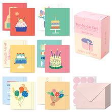 Load image into Gallery viewer, Monolike Day-by-day Card, This is for you - Mix 36 Mini Postcards, 36 envelopes, 36 stickers Package
