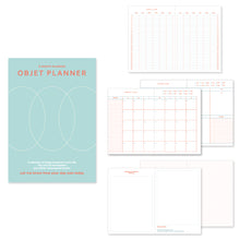 Load image into Gallery viewer, Monolike B6 Objet Diary 6 Month Planner, Mint - Academic Planner, Weekly &amp; Monthly Planner, Scheduler
