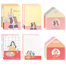 Load image into Gallery viewer, Monolike Fall In Newtro ver.2 Letter Paper and Envelopes Set - 8Type, 32 Letter Paper + 16 Envelopes
