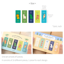 Load image into Gallery viewer, Monolike Magnetic Bookmarks Story town ver.1 + ver.2, 10 Pieces
