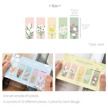 Load image into Gallery viewer, Monolike Magnetic Bookmarks Flower for you ver.1 + ver.2, 10 Pieces
