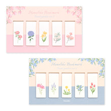 Load image into Gallery viewer, Monolike Magnetic Bookmarks Front garden ver.1 + ver.2, Set of 10
