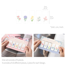 Load image into Gallery viewer, Monolike Magnetic Bookmarks Front garden ver.1 + ver.2, Set of 10
