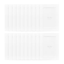 Load image into Gallery viewer, Monolike Paper Photo Frames 4x6 Inch White 20 Pack - Fits 4&quot;x6&quot; Pictures
