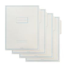 Load image into Gallery viewer, Monolike File Folders Gray, 4 Gray Pack with two pockets, Fits for A4 and letter size paper
