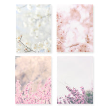Load image into Gallery viewer, Monolike Memopad Spring Photo design SET - 4 Packs, 4 Different Designs, 100 Sheets Per Pad, Total 400 Sheets, Note pads, Writing pads, 3.15 x 4.17 Inches
