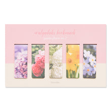 Load image into Gallery viewer, Monolike Magnetic Bookmarks Garden Flower ver.2, Set of 5
