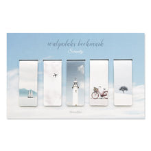 Load image into Gallery viewer, Monolike Magnetic Bookmarks Serenity, Set of 5
